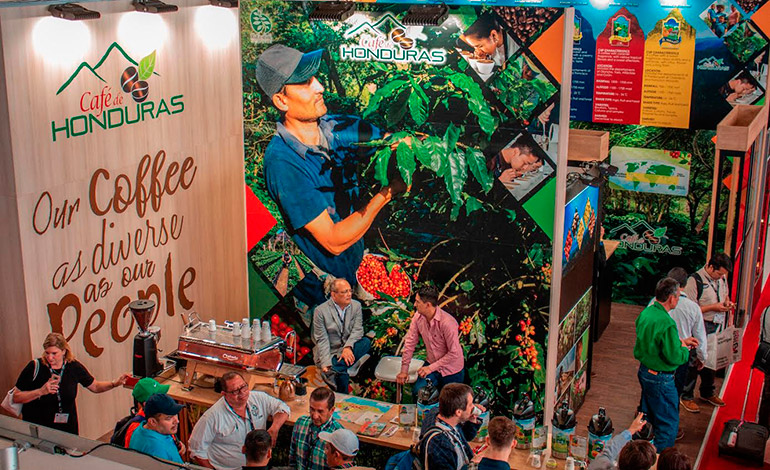 Café hondureño cautiva en feria más importante de Europa